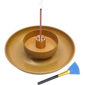 Incense Burner - 5.5 Inch Brass Incense Holder for Incense Sticks