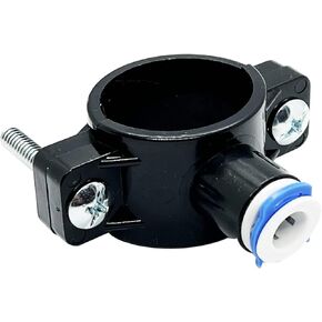 Drain Saddle Valve with 3/8 inch Connector for Under-Sink Reverse Osmosis System Water System Made in Taiwan