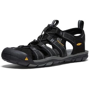 KEEN Men's Clearwater CNX Lightweight Water Sandals, Sky Captain/Black, 8.5