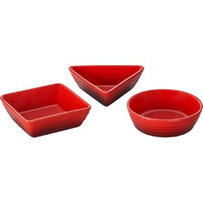Le Creuset Stoneware Set of 3 Tapas Dishes, Sea Salt in Kuwait