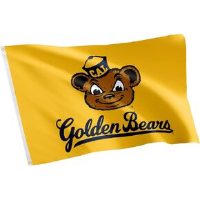Desert Cactus University of California Berkeley Flag Golden Bears Cal UC Banners 100% Polyester Indoor Outdoor 3x5 feet Flags (Style 7)