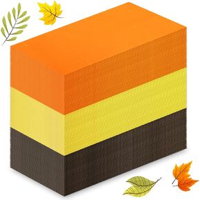 Qilery 120 Pcs Fall Napkins Thanksgiving Disposable Paper Napkins 3 Ply Hand Towel Tableware Decoration for Bathroom Dinner Kitchen Party Supplies (Green, Brick Red, Orange, Yellow)