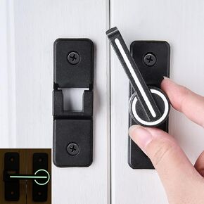 مزالج باب الحظيرة، قفل باب الحظيرة المنزلق الثقيل، قفل باب منزلق للأمان، قفل مزلاج للخزانات، باب الحظيرة، نافذة الحديقة، باب المرآب (أسود) in Kuwait