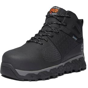 حذاء Timberland PRO الرجالي Ridgework متوسط ​​مركب آمن عند أصابع القدم مقاوم للماء صناعي للمشي لمسافات طويلة، أسود-2024 جديد، 8