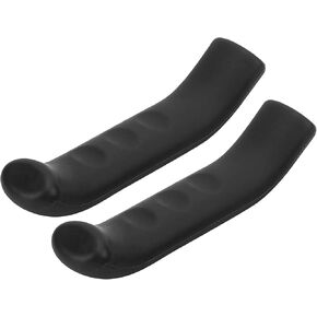 Keenso Brake Grips, 4 Colors Anti-Slip Silicone Brake Lever Grips Waterproof Brake Lever Cover Brake Handle Grips Keep Cycling Accessory(Black) Bikes and Spare