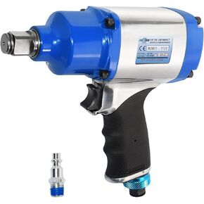 FIRSTINFO B2306US 3/8" Drive Palm Mini Air Impact Wrench, Side-Trigger, 400 ft-lbs. 6-Mode Control, Lightweight