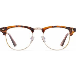 ICU Eyewear Screen Vision Blue Light Filtering - Retro Style, Tortoise