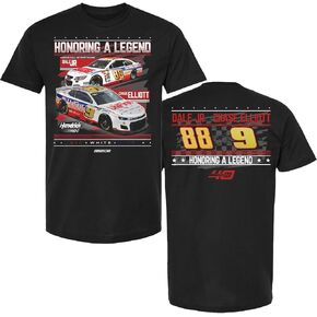Chase Elliott #9 Dale Earnhardt Jr. #88 NASCAR 2024 Darlington Honoring a Legend T-Shirt, Gray