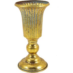Metal Bottle Vase Flower Vase Metal Small Flower Vases for Centerpieces Office Decors Hydroponic Vases Home Desk Vases Urn Planters for Outdoor Plants Metal Planter Decorative Vase