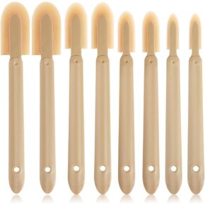 8Pcs Rubber Caulking Tool Kit Reusable Caulk Finishing Tool Grout Sealant Spatula Spreader Smoothing Tool Multifunctional 4 Size Sealant Applicator Tool for Brick SkirtingKitchen Bathroom Window