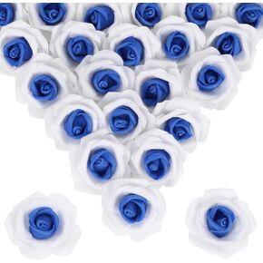 100pcs Pink Roses Artificial Flowers Pink Foam Roses Heads Bulk Pink Flowers Artificial Roses for Baby Shower Centerpieces Faux Floral Arrangement Wedding Cake Flowers Decorations (Pink)