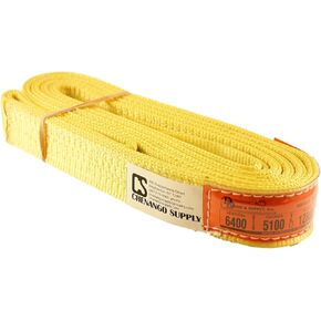 DD Sling. Multiple Sizes in Listing! (Made in USA) 2"x12', 2 Ply, Nylon Lifting Slings, Eye & Eye, 5.100 Choker, 12.800 Basket Load Capacity (USA Made Nylon Webbing) (2"x12')