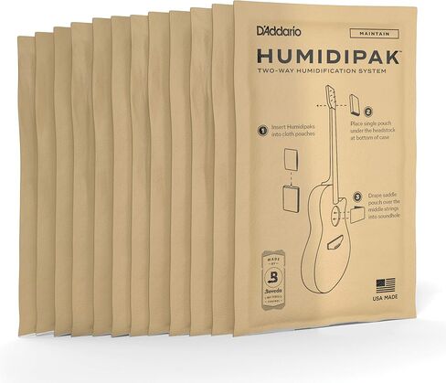 D'Addario Guitar Dehumidifier Packets - For Humidipak - Two-Way Absorb Replacement Packets - 3-Pack in Saudi Arabia