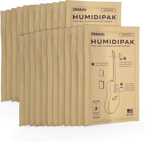 D'Addario Guitar Dehumidifier Packets - For Humidipak - Two-Way Absorb Replacement Packets - 3-Pack in Saudi Arabia