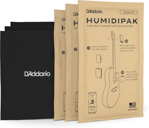 D'Addario Guitar Dehumidifier Packets - For Humidipak - Two-Way Absorb Replacement Packets - 3-Pack in Saudi Arabia