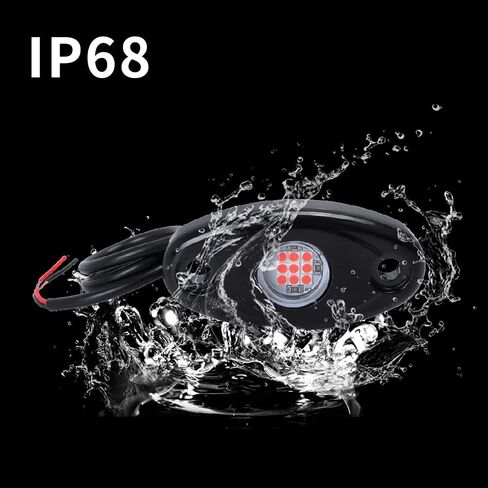 4 القرون الأرجواني LED أضواء الصخور طقم إضاءة تحت الماء IP68 لسيارة شاحنة ATV SUV الطرق الوعرة قارب Underbody توهج درب تلاعب مصباح in Kuwait