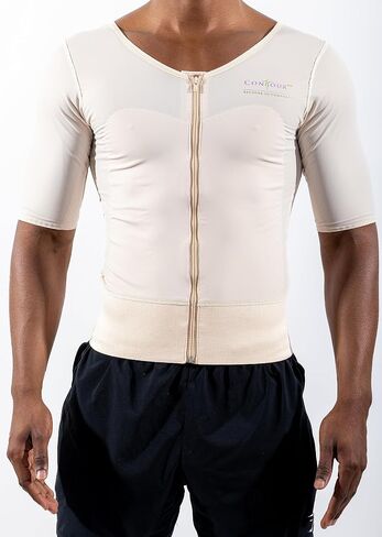 ContourMD Post Gynecomastia Surgery, Chest Compression Male Vest w/Sleeves (11S BL XL) in Saudi Arabia