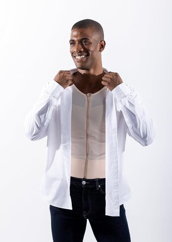 ContourMD Post Gynecomastia Surgery, Chest Compression Male Vest w/Sleeves (11S BL XL) in Saudi Arabia