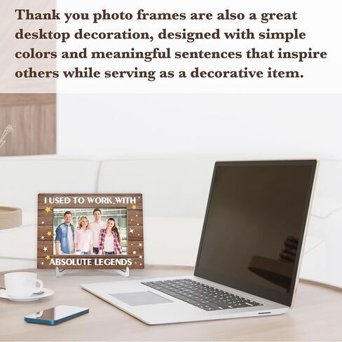 I Used To Work With Absolute Legend Picture Frame, Best Friend Photo Frame for Colleague, Thank You Gifts for Coworker, Wood 4x6 Picture Frame Decor-A16 in Saudi Arabia