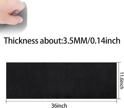 Lawei 3 عبوات من بطانية اللحام المصنوعة من الكربون مقاومة للحريق، مقاس 12 × 36 بوصة مقاومة للحرارة 1800 درجة فهرنهايت، بطانية مثبطة للهب، وسادة عازلة واقية قابلة للقطع لمستلزمات السباكة من اللحام واللحام in Kuwait