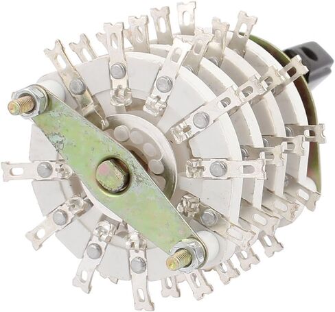 uxcell KCT 4 Pole 11 Position Four Decks Band Channel Rotary Switch Selector with Cap in Saudi Arabia