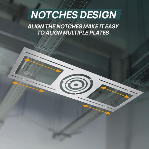 24 حزمة من لوحة تركيب البناء الجديدة مع فتحة دائرية متماثلة مقاس 2/3/3.75/4/5/6 بوصة لـ 6 أنواع من الحجم المسطح، دعامة إضاءة ويفر مجوفة، غطاء إضاءة LED مجوف in Kuwait