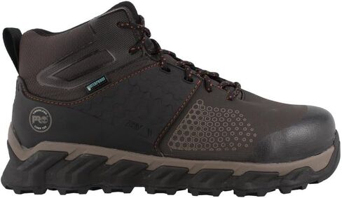 Timberland PRO Men's Ridgework Mid Composite Safety Toe Waterproof Industrial Hiker Work Boot, Black-2024 New, 10 in Saudi Arabia