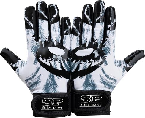 Sticky+ Football Gloves - Shadow Strike - Youth Football Gloves - Advanced Stitching - Youth Football Gloves for Boys - Youth Football Gloves for Kids - Youth Small Football Gloves in Saudi Arabia