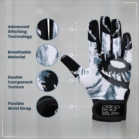 Sticky+ Football Gloves - Shadow Strike - Youth Football Gloves - Advanced Stitching - Youth Football Gloves for Boys - Youth Football Gloves for Kids - Youth Small Football Gloves in Saudi Arabia