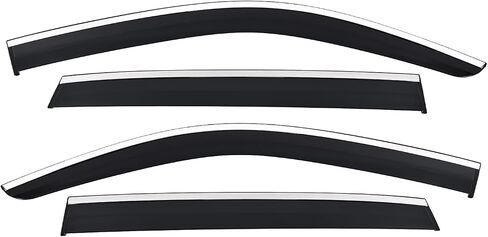 Vesul Tape-On Window Visor Compatible with Subaru Crosstrek 2024 Touring Limited Wilderness Convenience Sport Premium Base Rain Guard Window Wind Deflector Shield Cover Visor Dark Black in Saudi Arabia