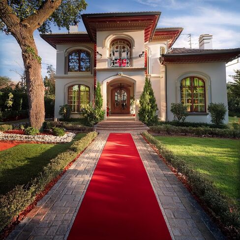 2024New Red Carpet Runner for Party,300GSM 2.6x15ft Flame Retardant Non-Slip Rug for Prom,Wedding Aisle, Graduation,Indoor Outdoor Events Decorations in Saudi Arabia