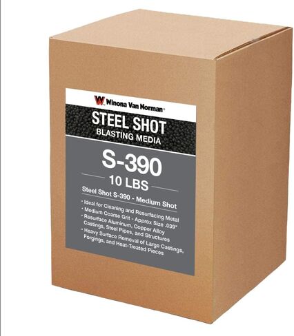 Steel Shot S-390 - Blasting Media - Medium Size Shot (15lb) in Saudi Arabia