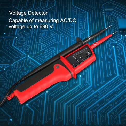 UT15B LED كاشف الجهد التلقائي فولت تستر القلم التيار المتناوب تيار مستمر الفولتميتر 0-690 فولت in Kuwait