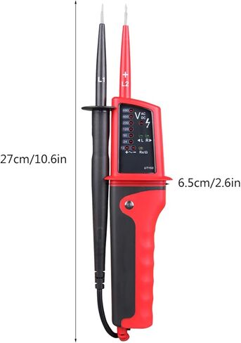 UT15B LED كاشف الجهد التلقائي فولت تستر القلم التيار المتناوب تيار مستمر الفولتميتر 0-690 فولت in Kuwait