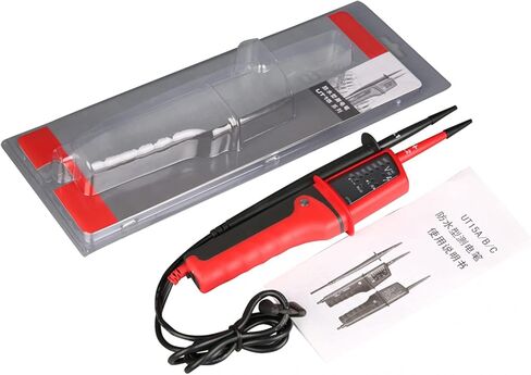 UT15B LED كاشف الجهد التلقائي فولت تستر القلم التيار المتناوب تيار مستمر الفولتميتر 0-690 فولت in Kuwait