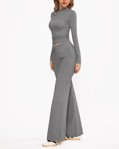 MANGOPOP Women's 2 Piece Lounge Sets Tracksuit Fall Outfits Sweatsuits Set in Saudi Arabia