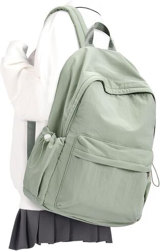 Backpacks For School Teens Girls Boys,Lightweight Casual Daypack College Backpacks,Aesthetic High School Backpack Laptop 14inch,Bookbag For Women Men(Grey) in Saudi Arabia