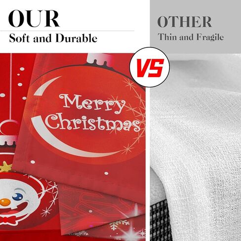 ستائر مطبخ عيد الميلاد ستائر نافذة الغزلان فوق الحوض مجموعة من 2، ستارة قصيرة لمدينة الثلج الشتوية للمطبخ، ديكور مطبخ عيد الميلاد 26 بوصة × 36 بوصة in Kuwait