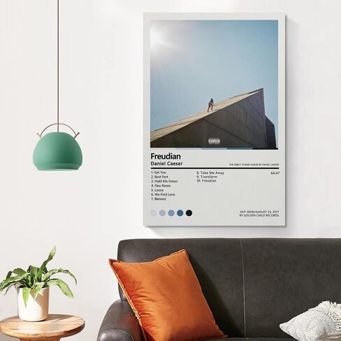 Daniel Caesar Posters Freudian Canvas Poster Wall Decorative Art Painting Living Room Bedroom Decoration Gift Unframe-style12x18inch(30x45cm) in Saudi Arabia
