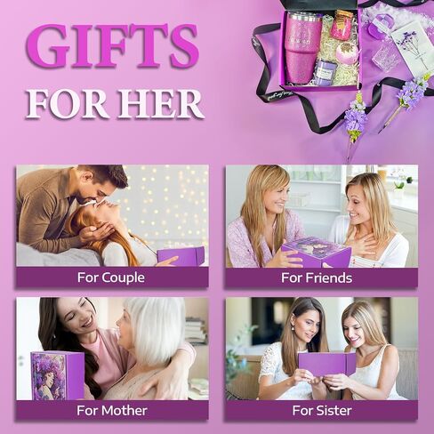 Gifts for Women, Mom, Wife, Girlfriend, Sister, Mothers Day, Birthday, Christmas, Valentine's Day Gifts-Lavender Spa Gift Basket Set(Orange) in Saudi Arabia