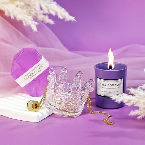 Gifts for Women, Mom, Wife, Girlfriend, Sister, Mothers Day, Birthday, Christmas, Valentine's Day Gifts-Lavender Spa Gift Basket Set(Orange) in Saudi Arabia