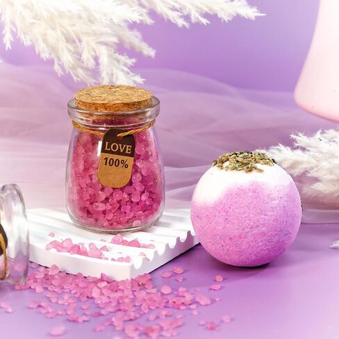 Gifts for Women, Mom, Wife, Girlfriend, Sister, Mothers Day, Birthday, Christmas, Valentine's Day Gifts-Lavender Spa Gift Basket Set(Orange) in Saudi Arabia