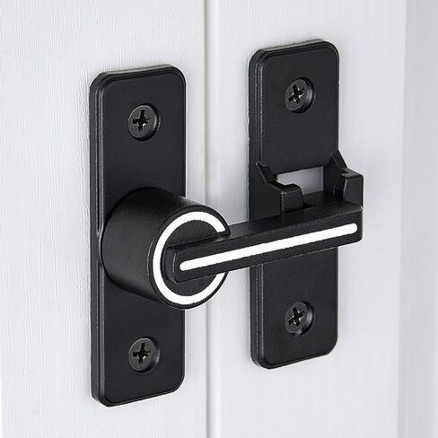 مزالج باب الحظيرة، قفل باب الحظيرة المنزلق الثقيل، قفل باب منزلق للأمان، قفل مزلاج للخزانات، باب الحظيرة، نافذة الحديقة، باب المرآب (أسود) in Kuwait