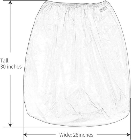 ALVABABY Reusable Diaper Pail Liner for Baby Cloth Diaper,Rubbish Bag,Laundry,Kitchen Garbage Cans 25 * 14.5 * 28in Gallons Laundry Bag LLM-B26 in Saudi Arabia