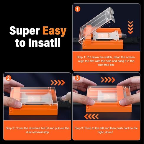 for Apple Watch Series 9/8/7 Screen Protector 41mm - [Strong Asorption] [Ceramic Film Not Glass] iWatch Easy Installation Anti-Scratch HD Clear Cover Soft Film, 2 Packs in Saudi Arabia