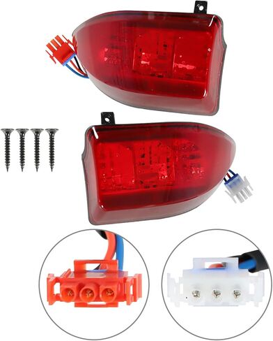 labwork 12V 3 Wires Golf Cart Taillight Replacement for Club Car Precedent 2004-Up and Tempo 2018-Up in Saudi Arabia