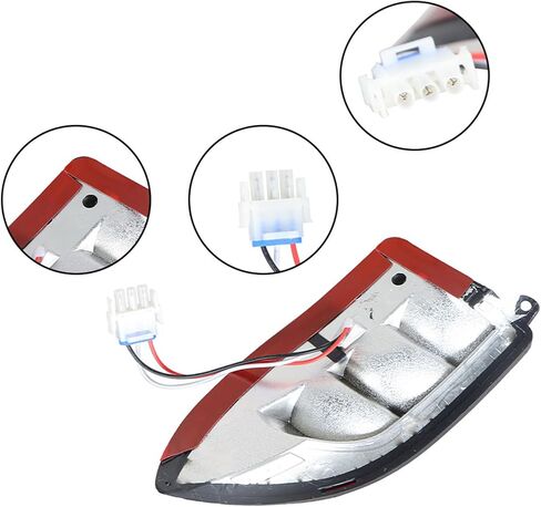 labwork 12V 3 Wires Golf Cart Taillight Replacement for Club Car Precedent 2004-Up and Tempo 2018-Up in Saudi Arabia