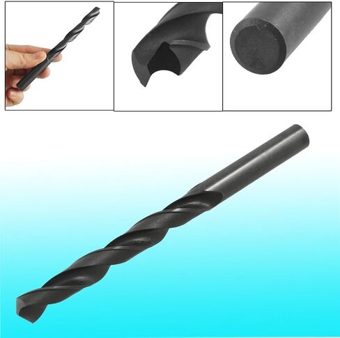 uxcell 2pcs 9.1mm Dia Split Point Tip 124mm Long High-Speed Steel Twist Drill Bit in Saudi Arabia