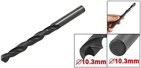 uxcell 2pcs 9.1mm Dia Split Point Tip 124mm Long High-Speed Steel Twist Drill Bit in Saudi Arabia