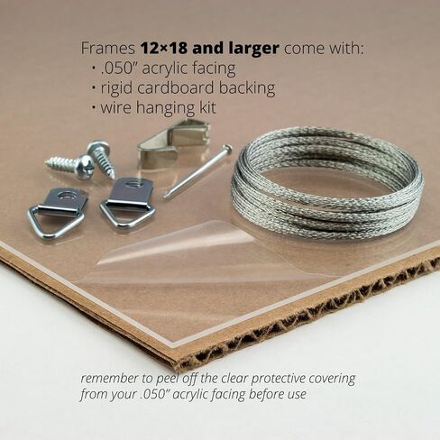 Craig Frames Contemporary Picture Frame, 20 x 30 Inch, Black in Kuwait